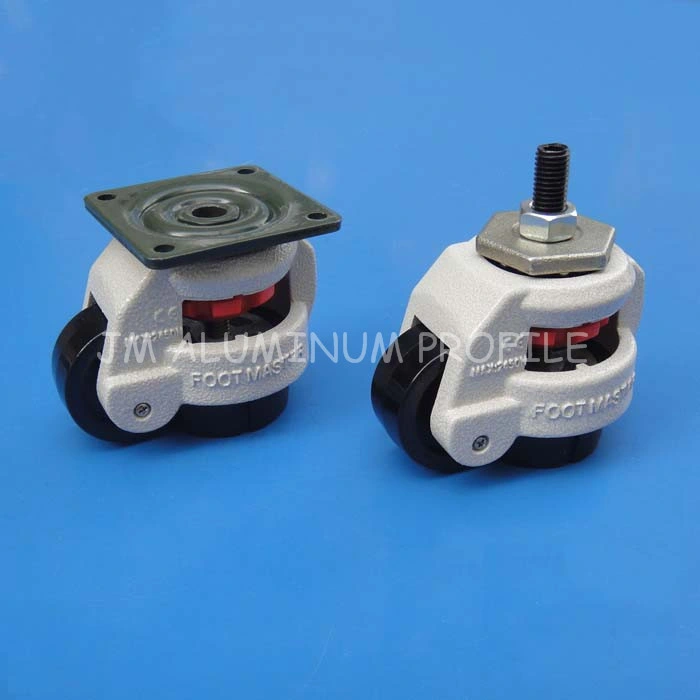 Aluminum Support Gd-40f Footmaster Caster Wheels for Aluminum Profile Products