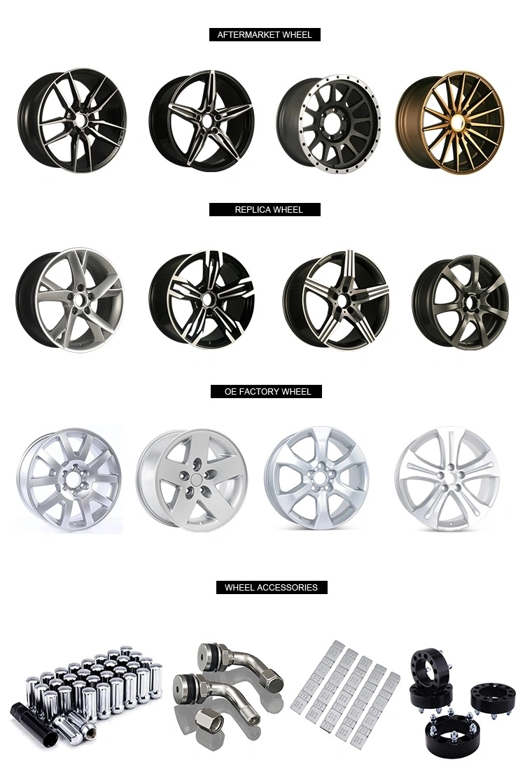 New Design Small Size Aluminum Wheel with Even Spokes