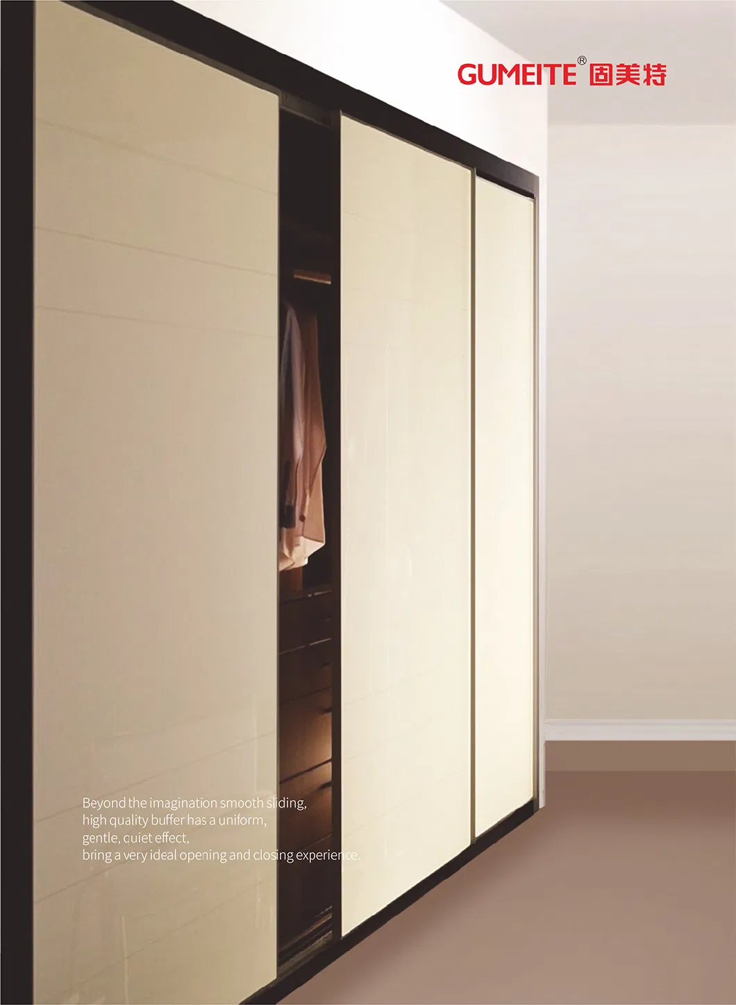 Wardrobe 30kg Light Weight Roller with Soft-Closing Project Sliding Door Wheel