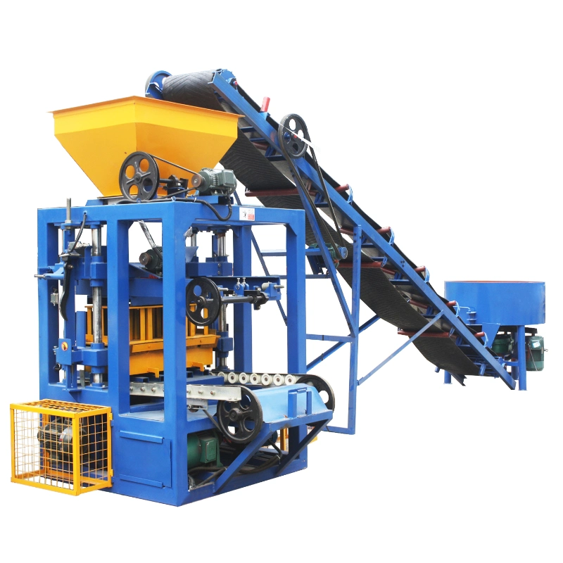 Used Cheap Hot Selling Easy Operation Industrial Hollow Standard Brick Moulding Machine for Sale in Tanzania Qt4-24 United Kingdom Block Machine