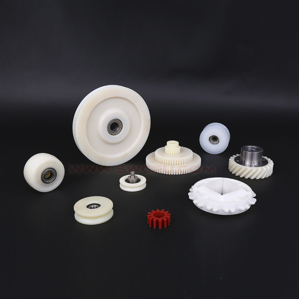 High Precision Custom Special-Shaped Small Nylon Plastic Pulley Wheel for Toys