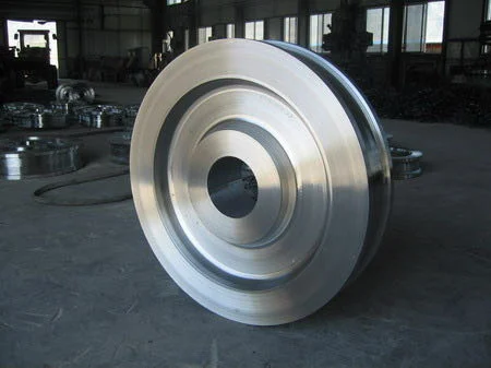 High Precision Wheel Forging Steel Wheels Overhead Crane and Crane Rail Wheel