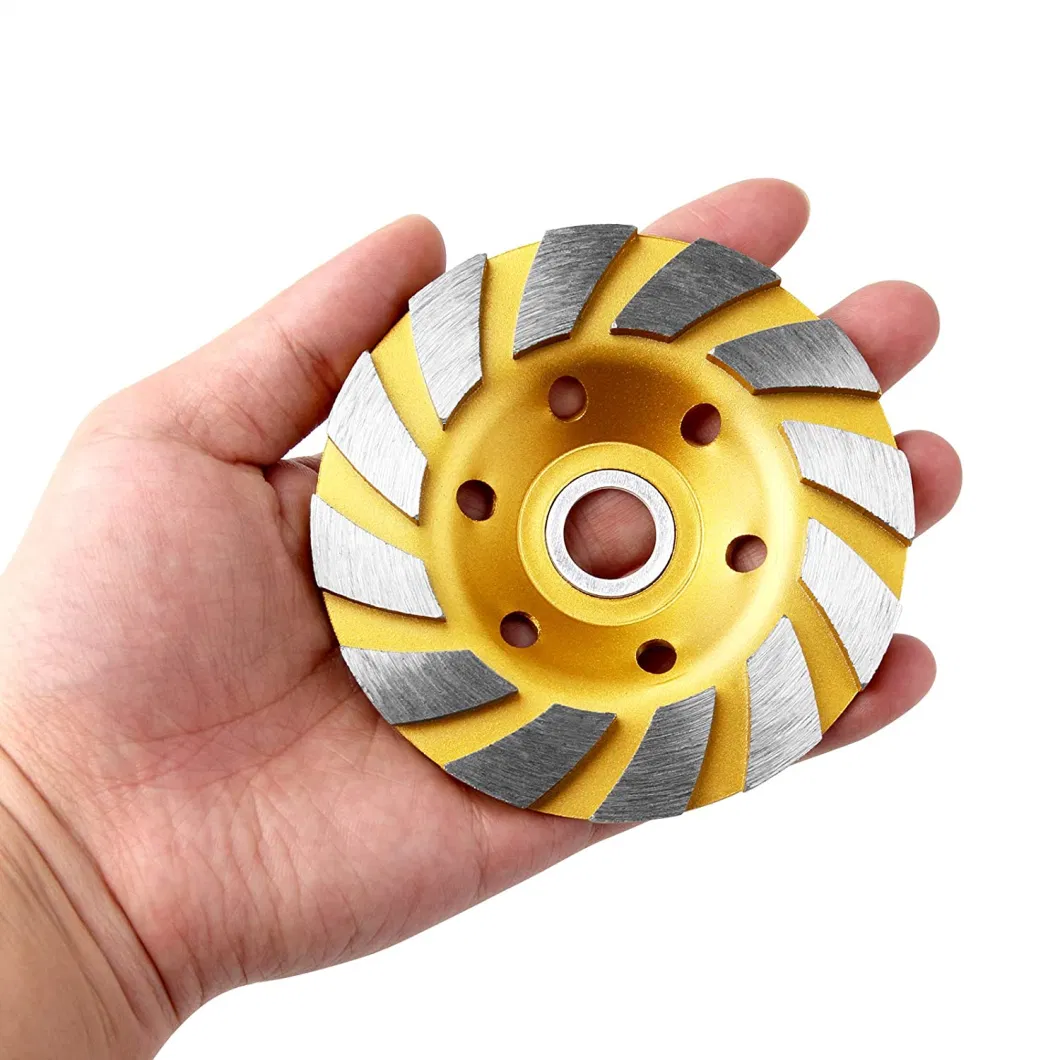 Top Seller Turbo Concrete Polishing Wheel for Grinder Diamond Grinding Wheel Plate for Floor Remove