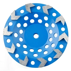Top Seller Turbo Concrete Polishing Wheel for Grinder Diamond Grinding Wheel Plate for Floor Remove