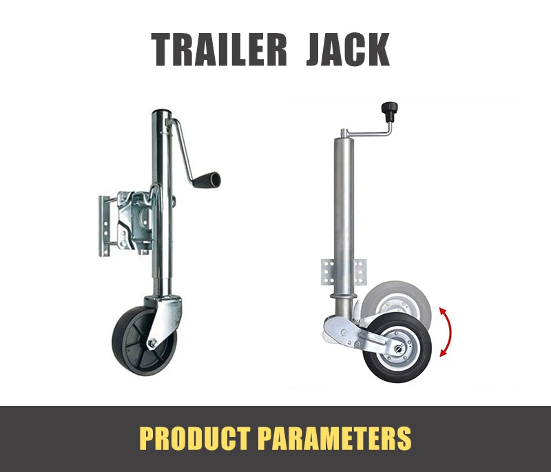 250kgs Swivel 48 Trailer Jack Wheel Jockey with Top Handle OEM Competitive Price