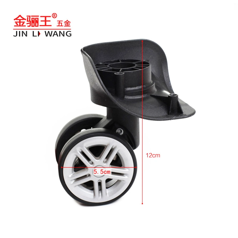 Durable Suitcase Wheels Swivel Casters Luggage Trolley Mute Wheel with Screw for Repair Replacement