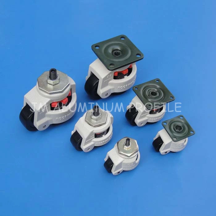 Plate Type Footmaster Caster Wheels Gd-80f Gd 80f Foot Leveling Master for Aluminum Equipment or Machine