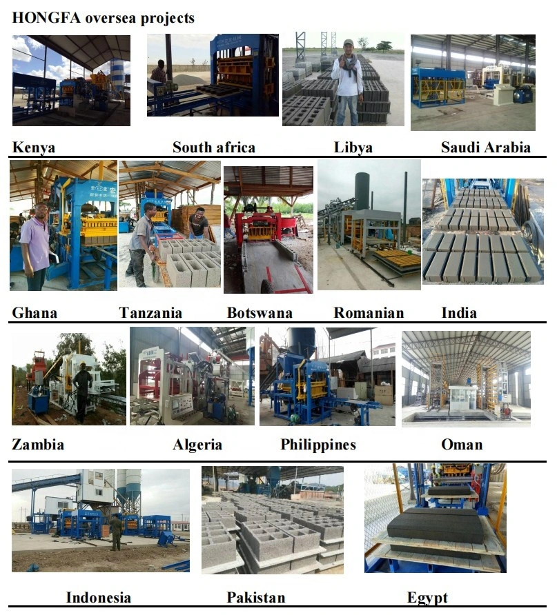 Qt6-15 Alibaba India Sudan Building Material Flyash Brick Making Machine for Investment