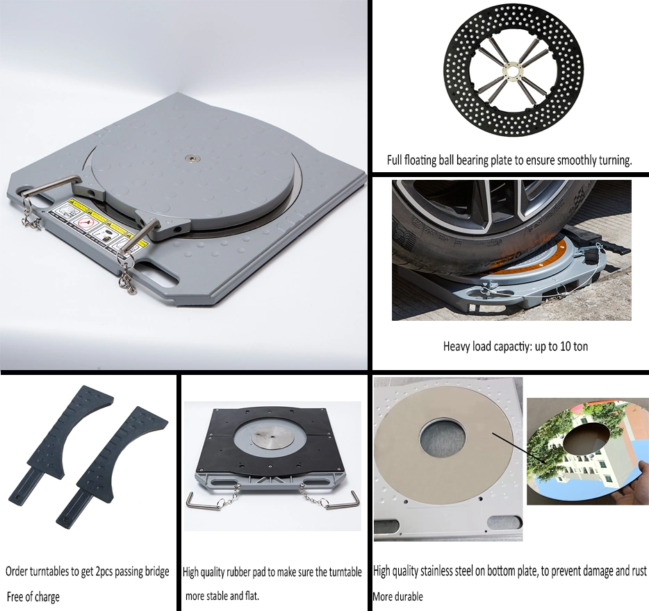 Heavy Duty Jbc Floating 3D Wheel Alignment Turn Plates Sx723