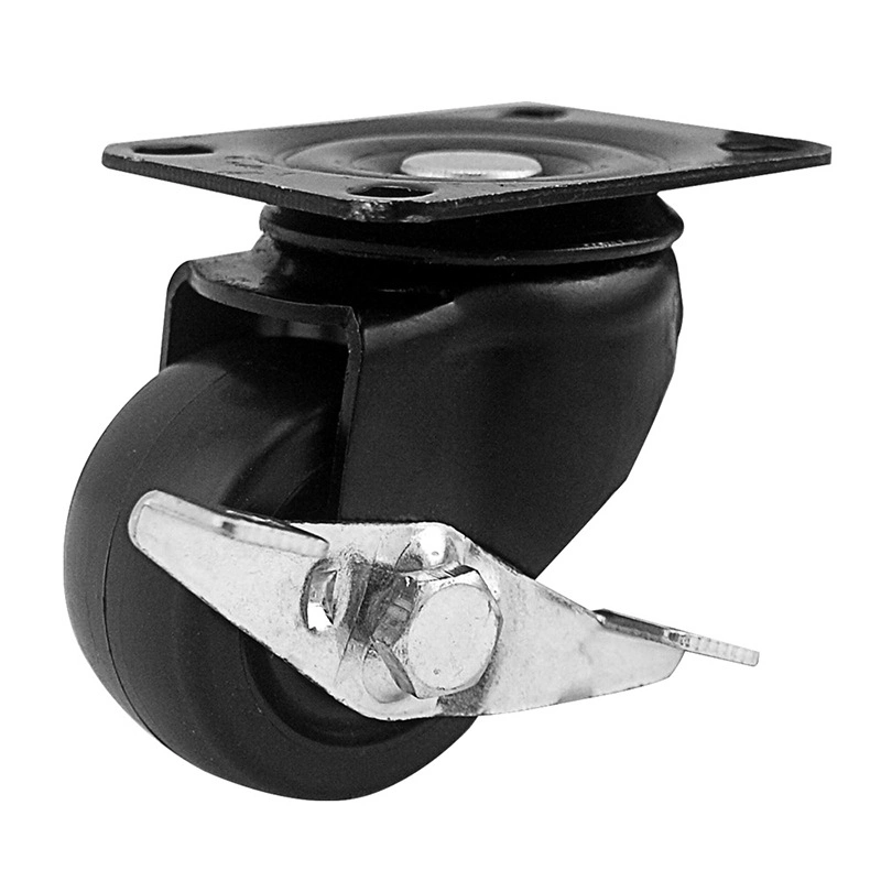 Heavy Duty Industrial Caster 3inch 75mm Nylon Wheel with Double Bearing Fixed/Swivel Version