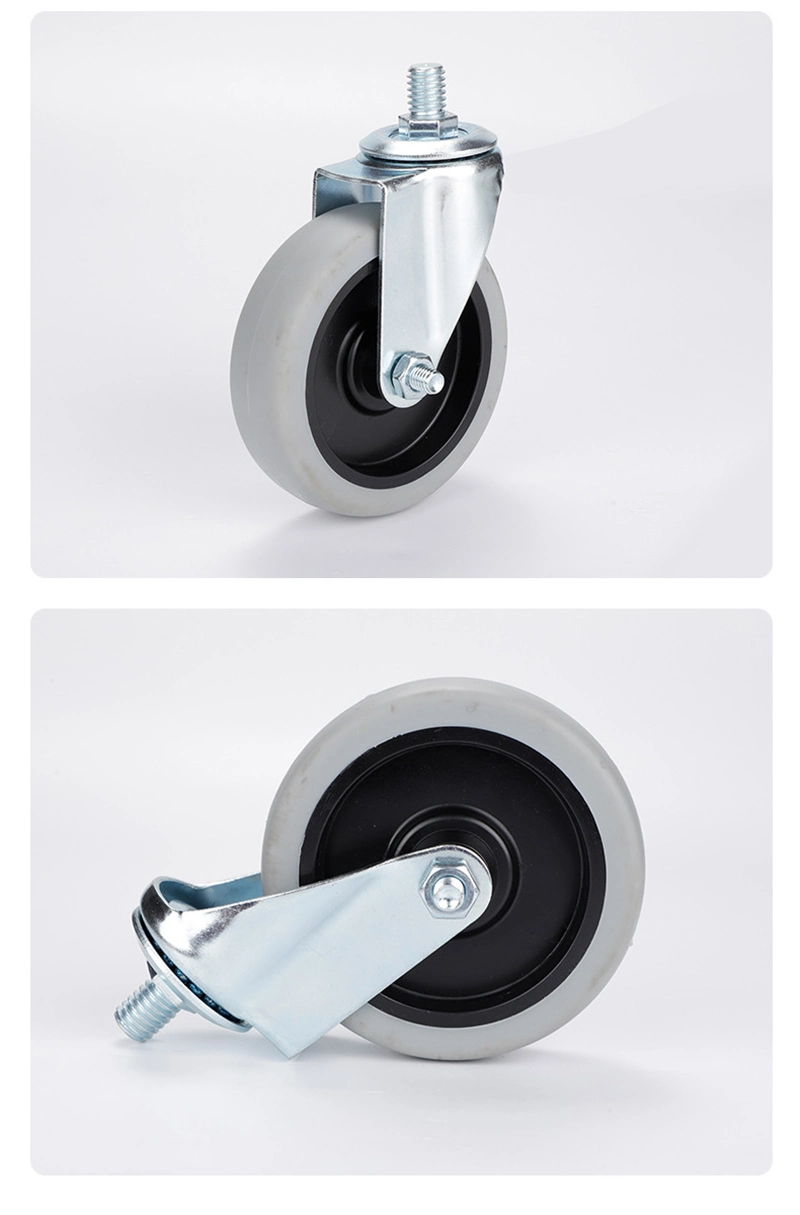 Office Furniture TPR Swivel Caster Wheel with/Without Brake