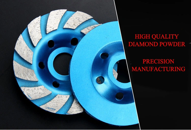 Top Seller Turbo Concrete Polishing Wheel for Grinder Diamond Grinding Wheel Plate for Floor Remove