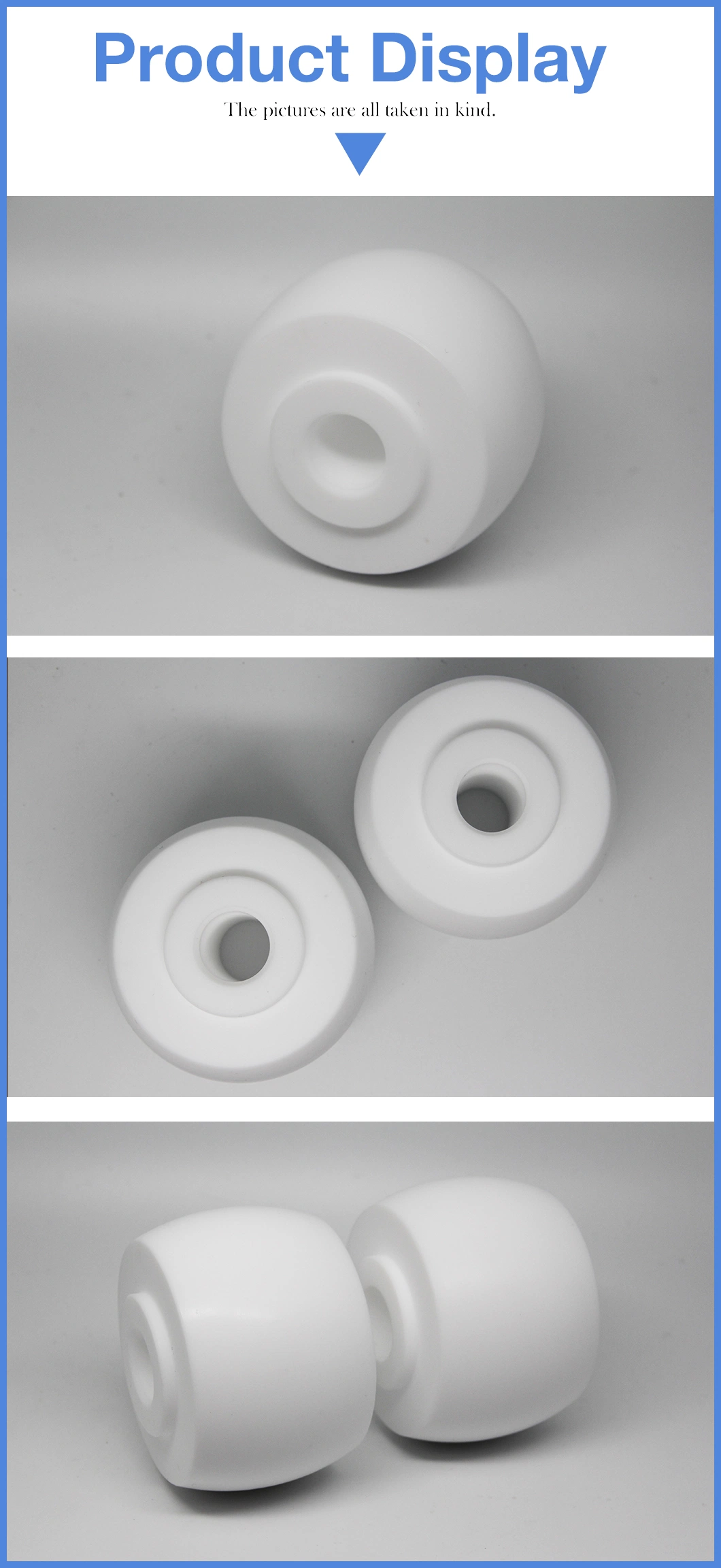 100% Pure PTFE Wheel with High Quality