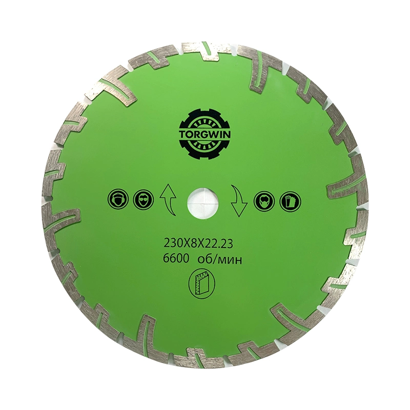 Diamond Saw Blade Cutting Wheel 9 Inch for Granite Stone Cutting Disc with T-Protective Segment