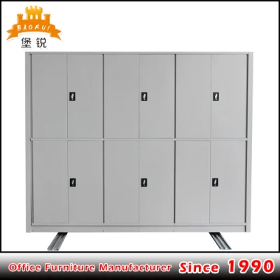 6 Layers Metal Furniture Electronic Compact Movable Shelving