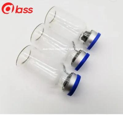 Tubular Glass Vial with Tear off Plastic Cap /PP Plastic Tamper Proof Cap