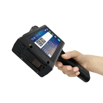 English Language Qr Bar Batch Code Date Number Logo Expiry Date Label Plastic Bottle Hand Jet Handheld Thermal Inkjet Printer