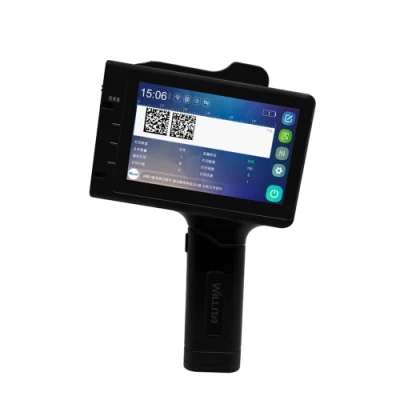 English Language Qr Bar Batch Code Date Number Logo Expiry Date Label Plastic Bottle Hand Jet Handheld Thermal Inkjet Printer