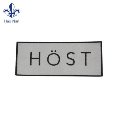 Wholesales Custom Garment Accessories High Density Fabric Polyester Clothing Woven Label