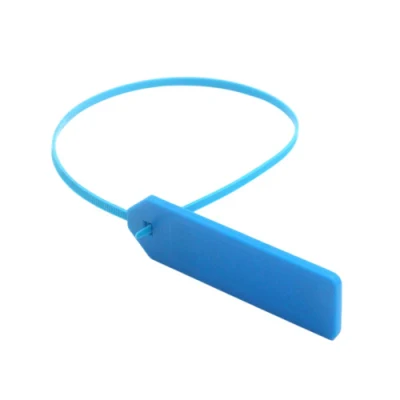 Disposable Logistics Tag Plastic Seal Anti-Theft Buckle Braided RFID Tie Labels