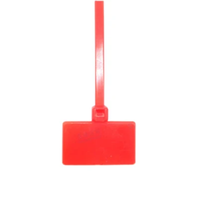 Disposable Logistics Tag Plastic Seal Anti-Theft Buckle Braided RFID Tie Labels