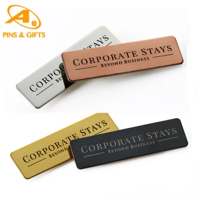 China Wholesale Private 3D Blank Aluminum Custom Logo Sticker Clothing Hang Tag ID Luggage Dog Pet Name Beer Bottle Handbag Furniture Shoe Garment Metal Label