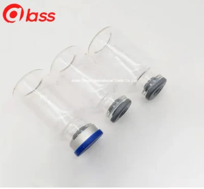 Tubular Glass Vial with Tear off Plastic Cap /PP Plastic Tamper Proof Cap