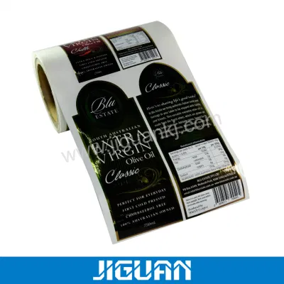 Custom Logo Adhesive Paper Label Food Product Printed Packaging Label