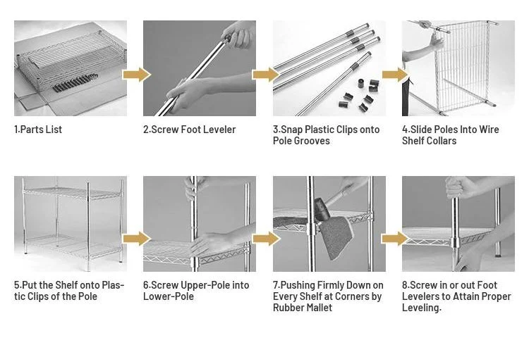 Storage Shelves for Electronic Component Storage Rack