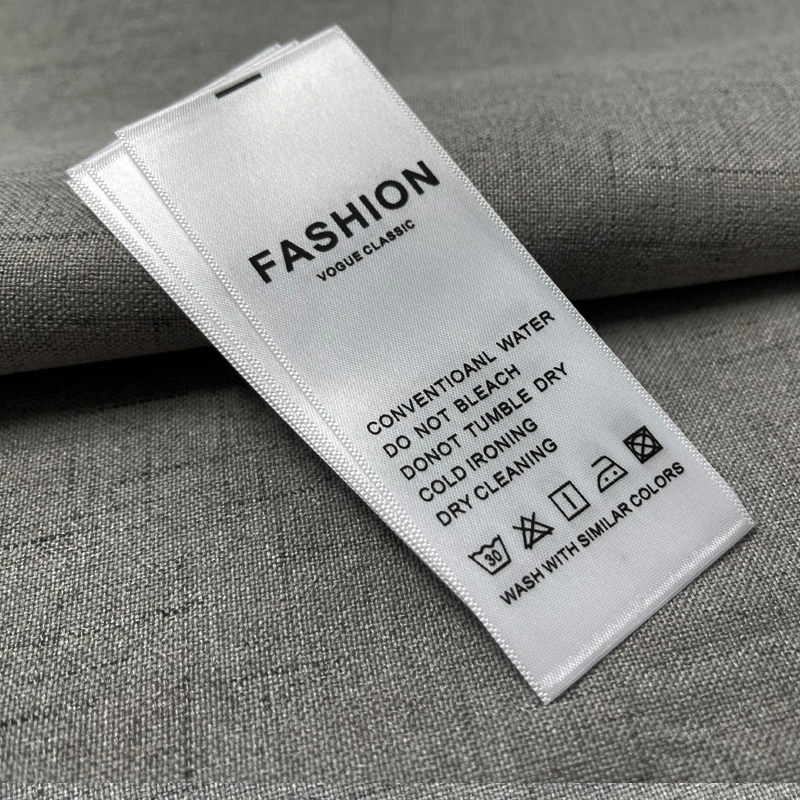 Good Quality Satin Label Custom Print Label for Garment