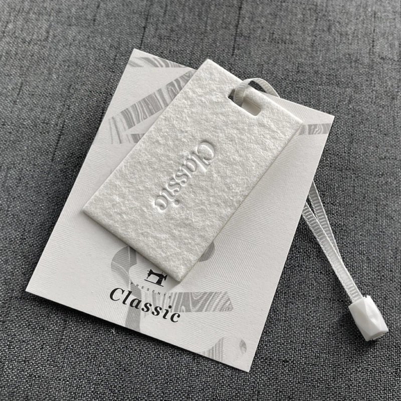 Customized Special Paper Trademark Hanging Tag Super Thick Clothing Label