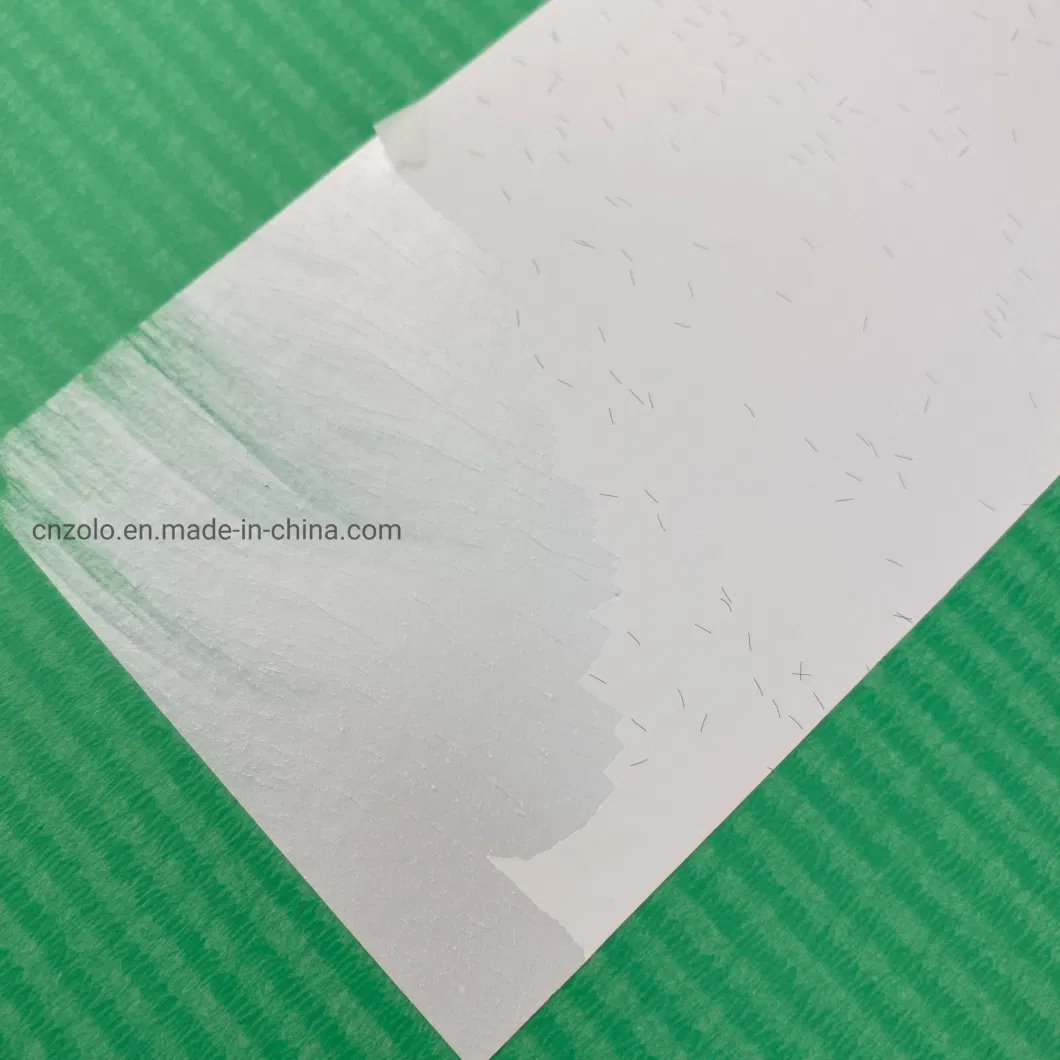 UV Fiber Security Paper Eggshell Sticker Destructive Label Material