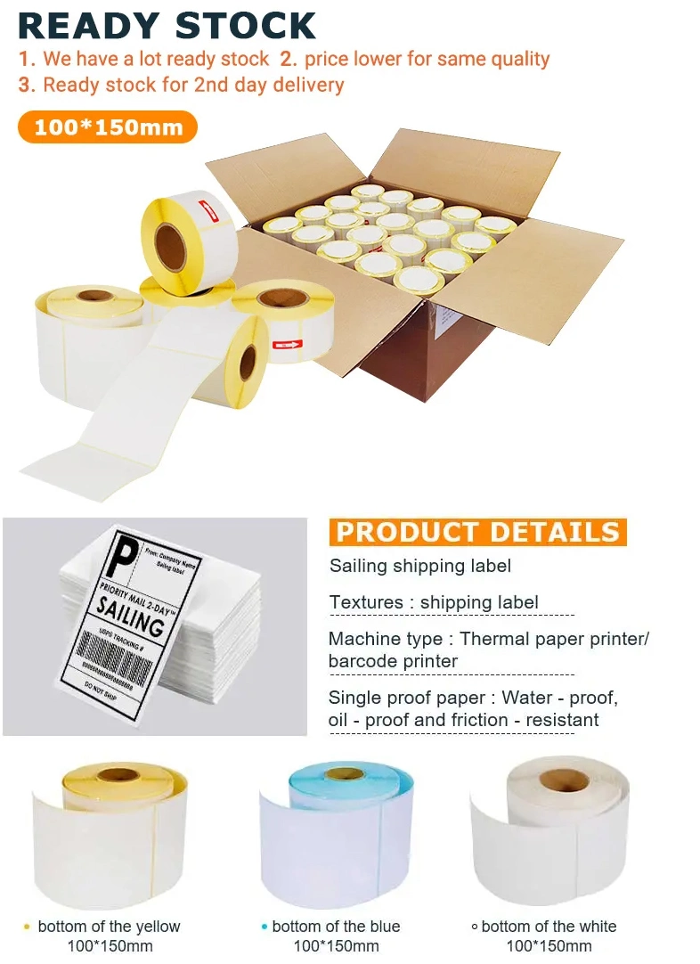 50 mm X 40 mm Top Thermal Paper Rolls 30 Rolls /100 Rolls Per Box