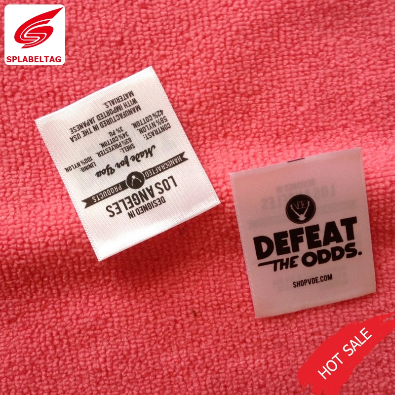 2021 Custom High Quality Silk Screen Care Printing Label for Clothing/Shirt