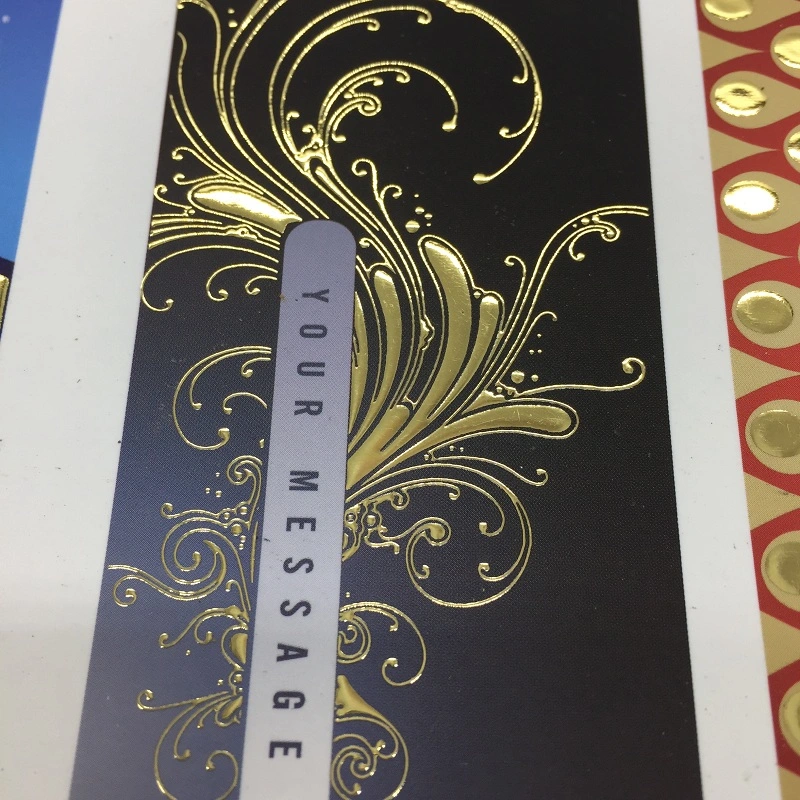 High Quality Gold Foil Garment Label Printing Thermal Transfer Process Printing Label