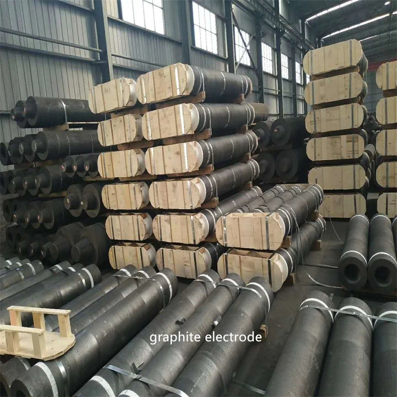 RP HP Shp UHP Grade 750mm 700mm 650mm 600mm 550mm 500mm 450mm 400mm 350mm 300mm 250mm 200mm 150mm Graphite Electrode with Nipples Under Sale
