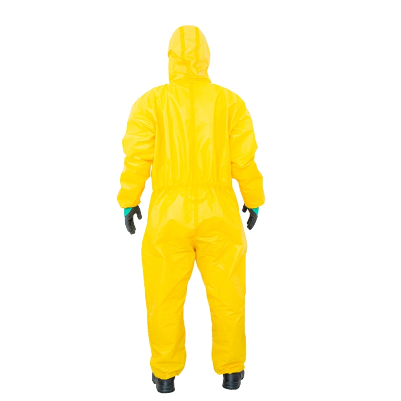 Type 3 Oil Proof Chemical Protective Clothing Lightweight Thickened Protective Coverall