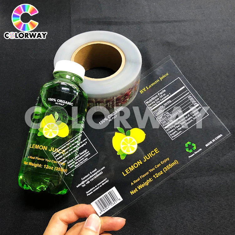 Cosmetic and Perfume Transparent Adhesive Label Printing