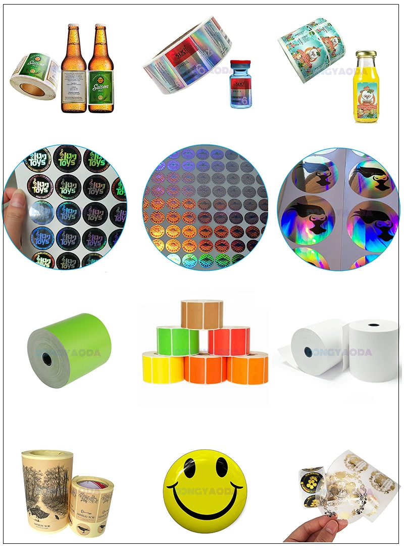 Waterproof Vinyl Euro Aluminum Foil Holographic Sticker Destructible Vinyl Labels