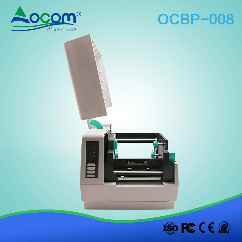 203dpi 104mm Wide Print Width Industrial Thermal Transfer Barcode Label Sticker Printer