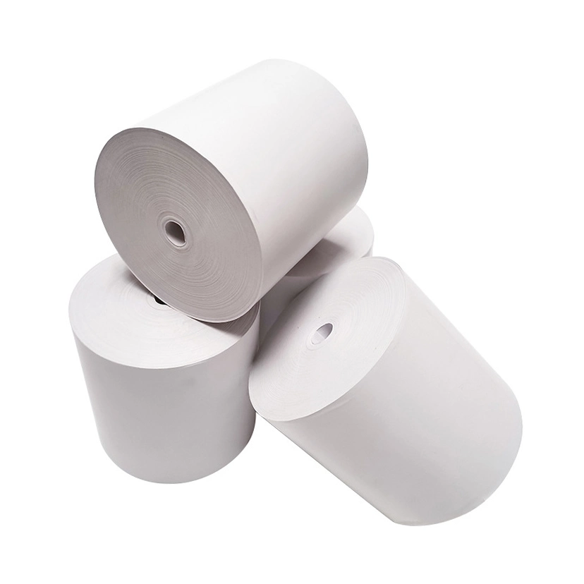 Top Coated 80mm Thermal Paper Rolls POS ATM Receipt Paper Thermal Label Paper
