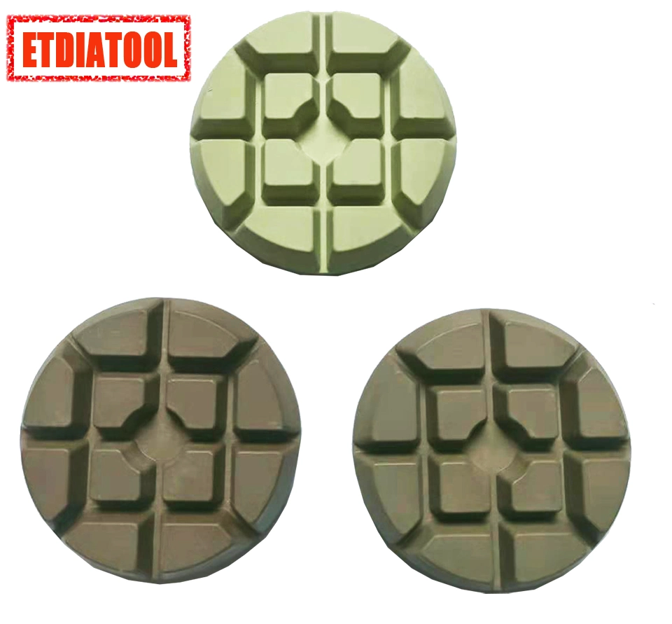 3 Inch Diamond Resin Polish Pads Fast Dry Cutting Concrete Terrazzo