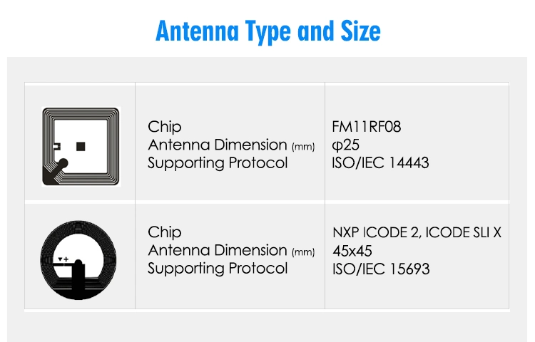 Access Control System Smart Ntag213 216 Chip NFC RFID Tags/Sticker/Label with Offset Printing