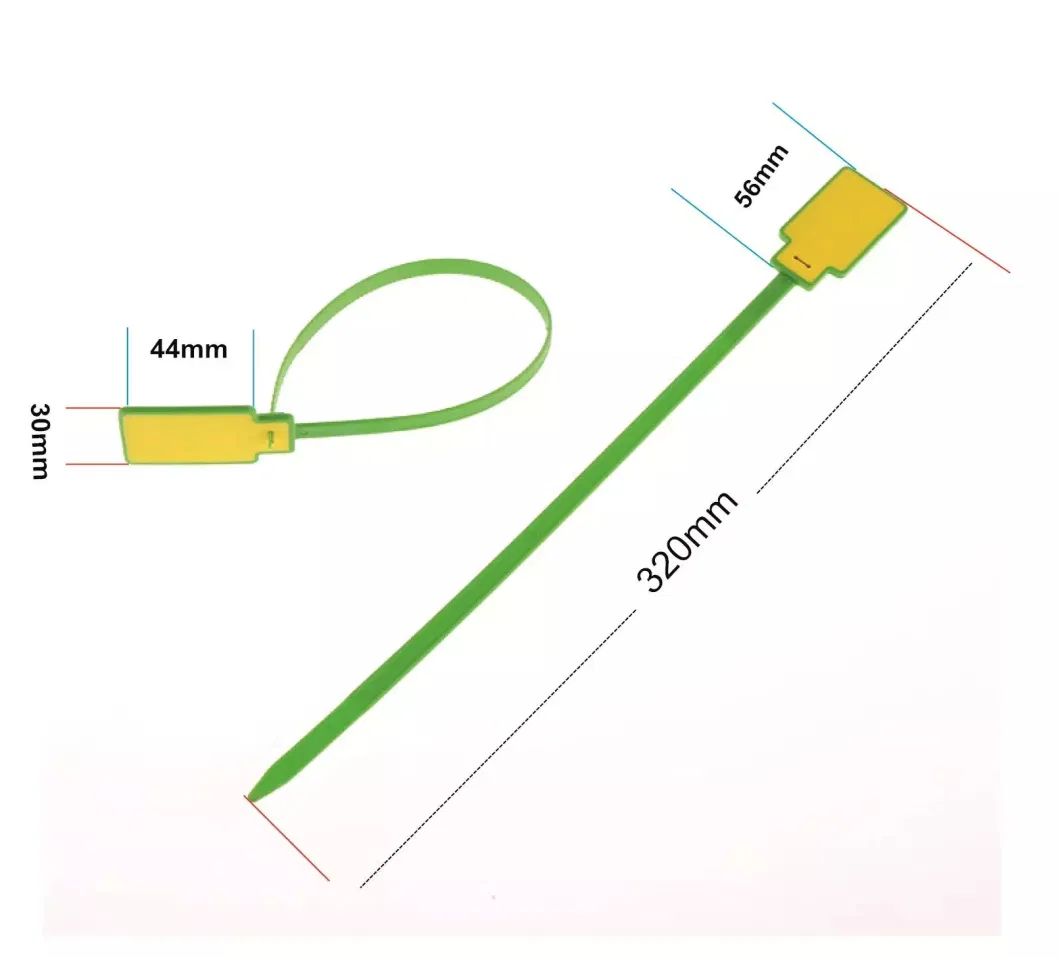 Loop Type RFID E-Seal NFC Electric Seal Label with Laser Logo Stainless Steel Wire