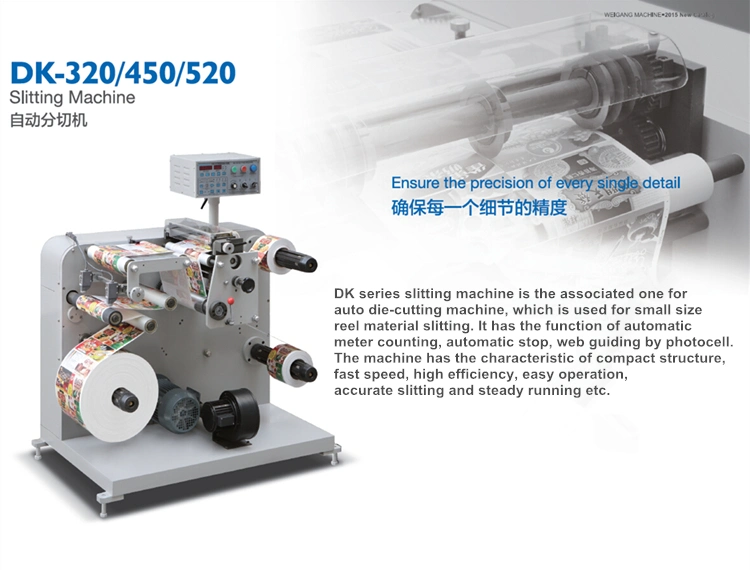 High Efficiency Label Die Cutting and Slitting Machine/Converting and Finishing Machine