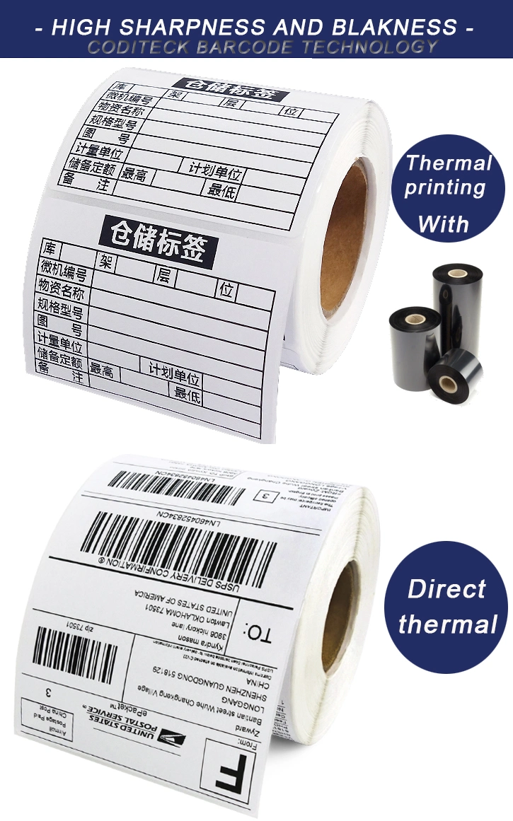 Warehouse Dual Functional Tsc Te244/Te344 Tc200 Tc210 Tc310 Direct Thermal and Thermal Transfer Barcode Label Printer