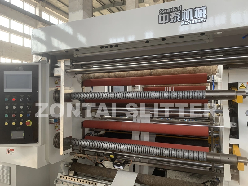 Plastic Film Label Rewinder Slitter Machine