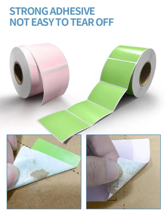 Wholesale Heat Transfer Sticker Paper Adhesive Die Cutting Paper Direct Thermal Transfer Label