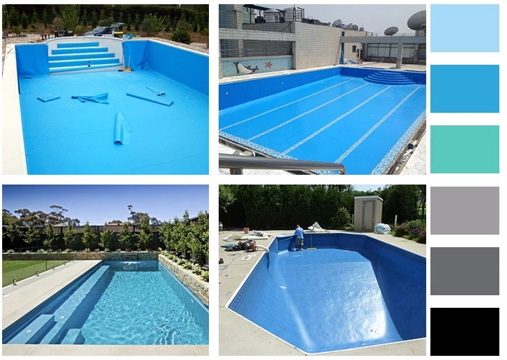 Good Tear Strength Antibacterial and Mildew Proof PVC Waterproofing Membrane Pond Waterproofing