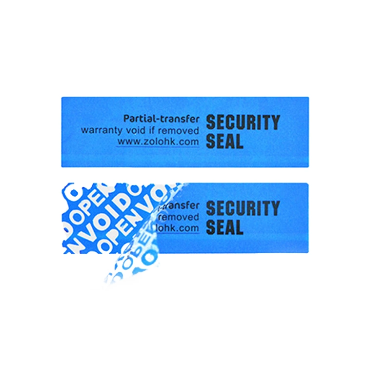 Tamper Evident Security Label Void Sticker Anti Fake Label